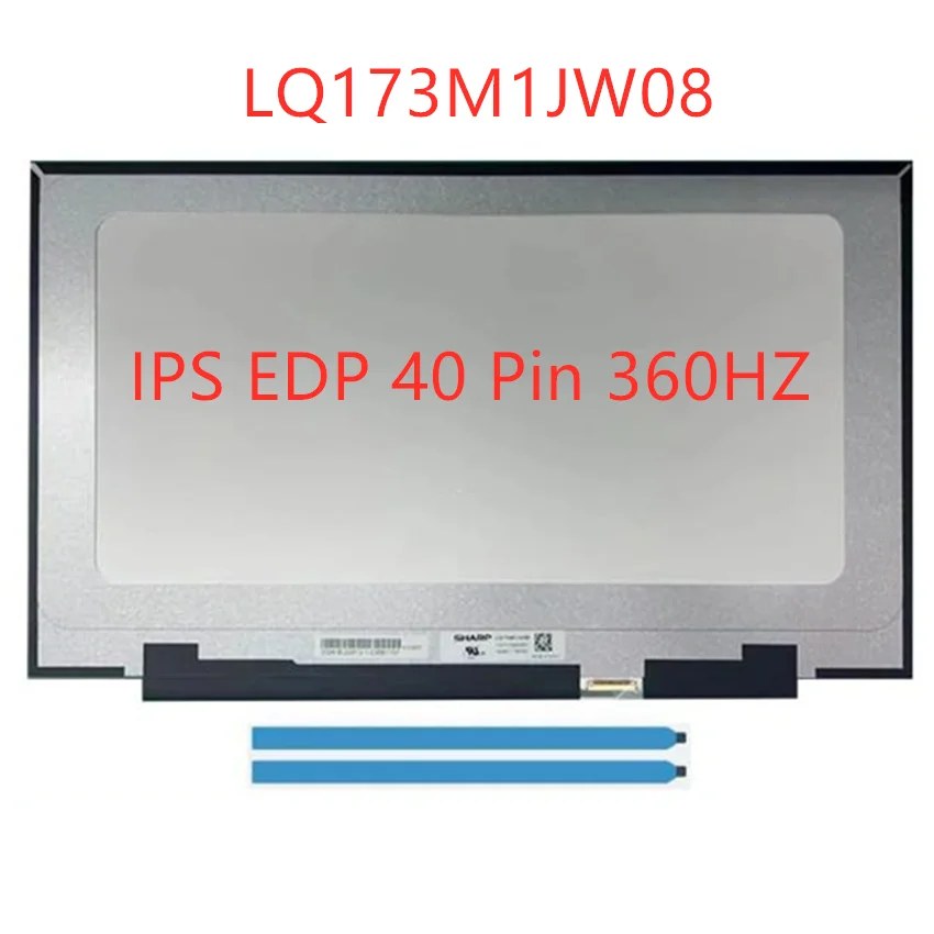 Ʈ LCD ÷ ü г, LQ173M1JW08 IPS EDP, 40  Ʈ ũ, 360HZ FHD, MSI Ÿź GT77 12UHS, 17.3 ġ